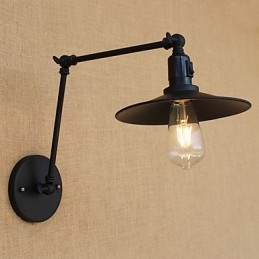 Landlig Retro-Malerifunksjon For Mini-Vegglampe Med Svingarm Og Svingarm