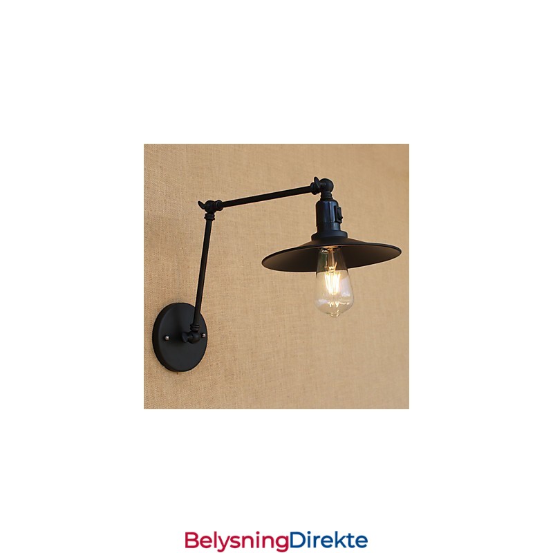 Landlig Retro-Malerifunksjon For Mini-Vegglampe Med Svingarm Og Svingarm
