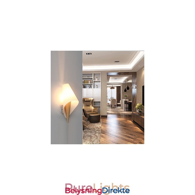 Moderne Og Samtidskunst I Ministil Med Omgivelseslys, Vegglampe