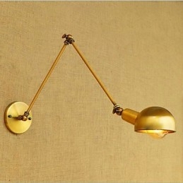 Enkel Vintage-Landlig Malingsfunksjon For Mini-Stil Svingarm Øyebeskyttelse Omgivelseslys Vegglampetter