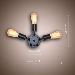 Retro Vegglampe Balkongtrapp Originalitet Personlighet Bar Dekorativ Vegglampe Hjemmedekorasjon Belysning