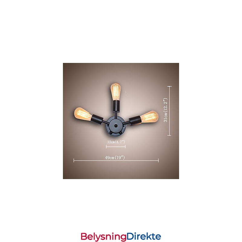 Retro Vegglampe Balkongtrapp Originalitet Personlighet Bar Dekorativ Vegglampe Hjemmedekorasjon Belysning