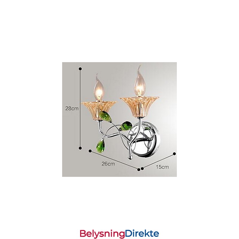 Moderne Samtidsstil Andre Funksjoner Opplyst Vegglampe Vegglampe