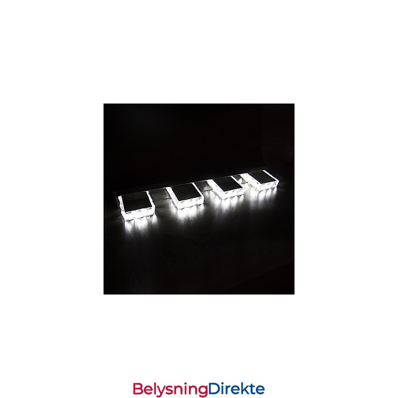 Baderomslampe Krystall Sminkespeillampe 4 Lys Baderoms- Og Soveromsbelysning