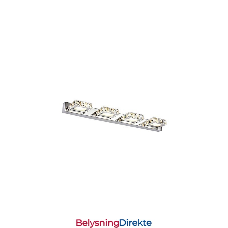 Baderomslampe Krystall Sminkespeillampe 4 Lys Baderoms- Og Soveromsbelysning