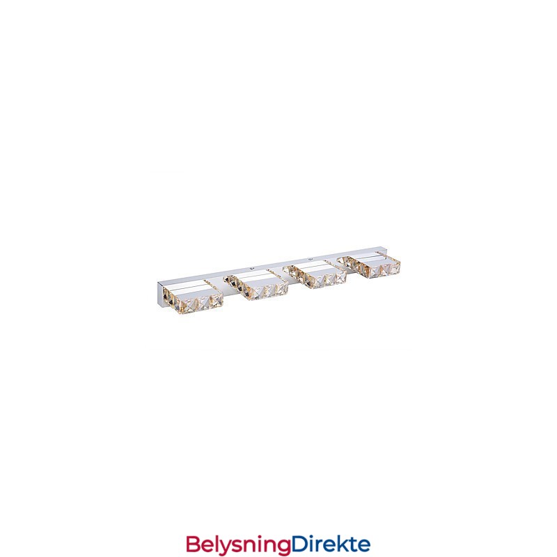 Baderomslampe Krystall Sminkespeillampe 4 Lys Baderoms- Og Soveromsbelysning