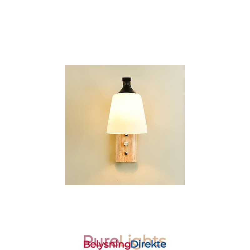 Enkel Landlig Funksjon For Øyebeskyttelse Omgivelseslys Vegglampe Vegglampe Ny Kinesisk Moderne Minimalistisk Kreativ Soverom Nattbord