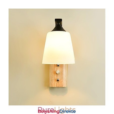 Enkel Landlig Funksjon For Øyebeskyttelse Omgivelseslys Vegglampe Vegglampe Ny Kinesisk Moderne Minimalistisk Kreativ Soverom Nattbord