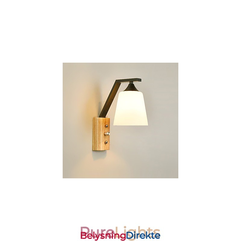 Enkel Landlig Funksjon For Øyebeskyttelse Omgivelseslys Vegglampe Vegglampe Ny Kinesisk Moderne Minimalistisk Kreativ Soverom Nattbord