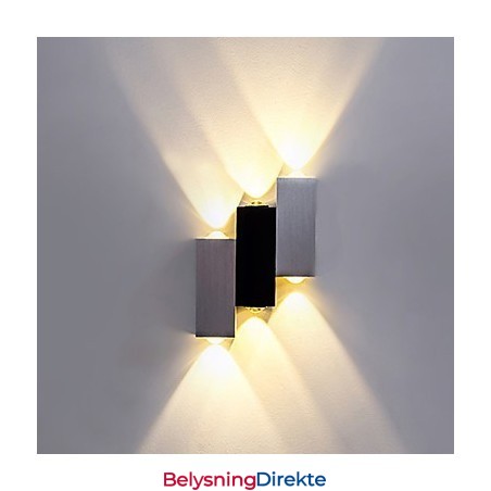 Moderne Samtids Børstet Funksjon For Omgivelseslys Innfelt Vegglampe Vegglampe