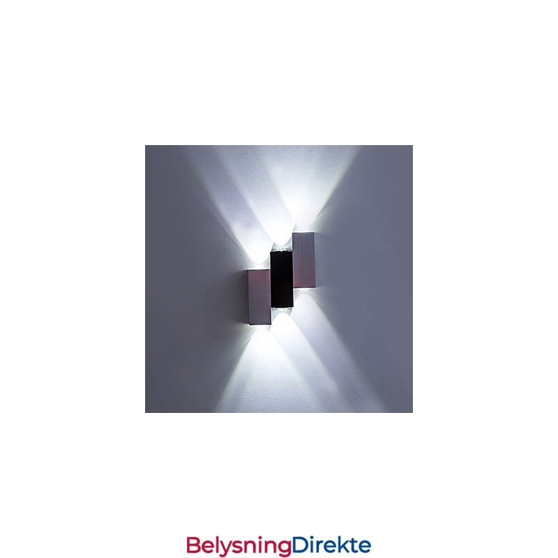 Moderne Samtids Børstet Funksjon For Omgivelseslys Innfelt Vegglampe Vegglampe