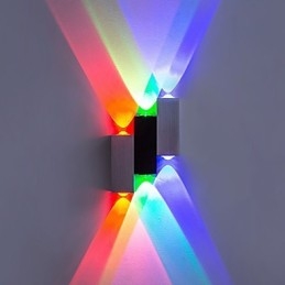 Moderne Samtids Børstet Funksjon For Omgivelseslys Innfelt Vegglampe Vegglampe