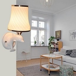 Vintage Galvanisert Downlight Vegglampe