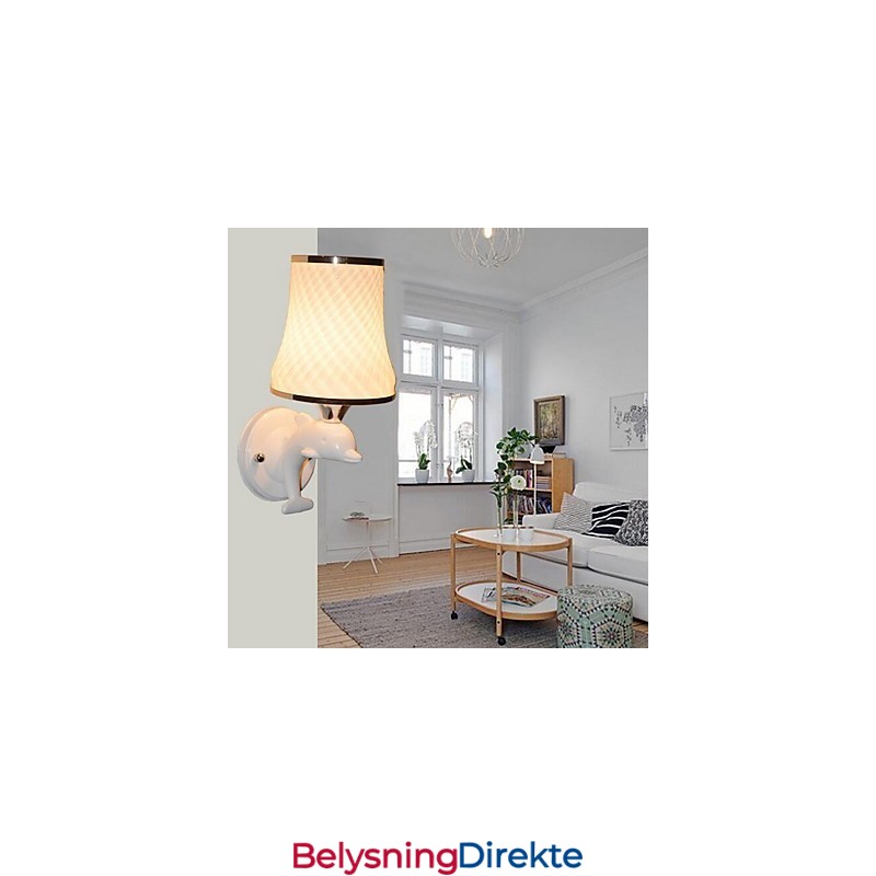 Vintage Galvanisert Downlight Vegglampe