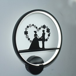 Vegglampe I Aluminium Moderne Minimalistisk Kreativ Vegglampe Fasjonabel Stue Bakgrunnsvegg Balkonglampe Korridorlys