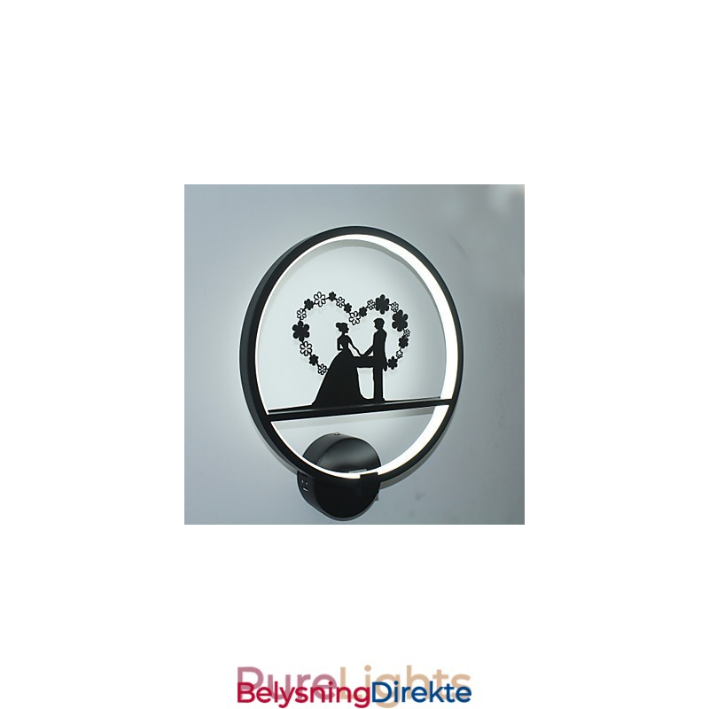 Vegglampe I Aluminium Moderne Minimalistisk Kreativ Vegglampe Fasjonabel Stue Bakgrunnsvegg Balkonglampe Korridorlys