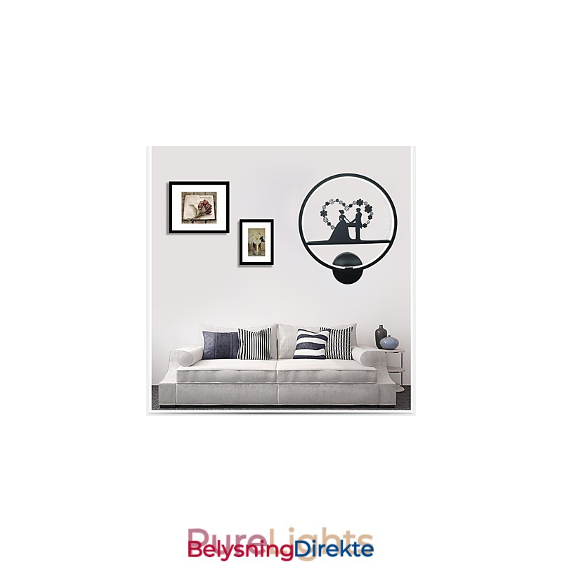 Vegglampe I Aluminium Moderne Minimalistisk Kreativ Vegglampe Fasjonabel Stue Bakgrunnsvegg Balkonglampe Korridorlys