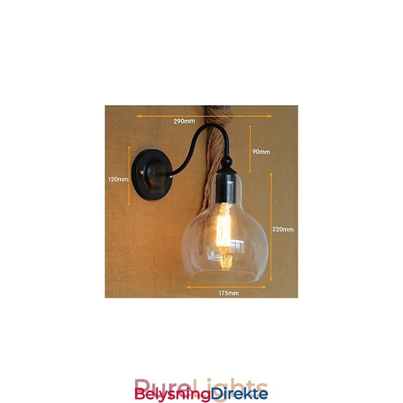 Moderne, Samtidskunstnerisk Svart Oksidfinish For Omgivelseslys I Svingarm