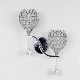 Moderne Minimalistisk Stue Korridor Krystallvegglampe