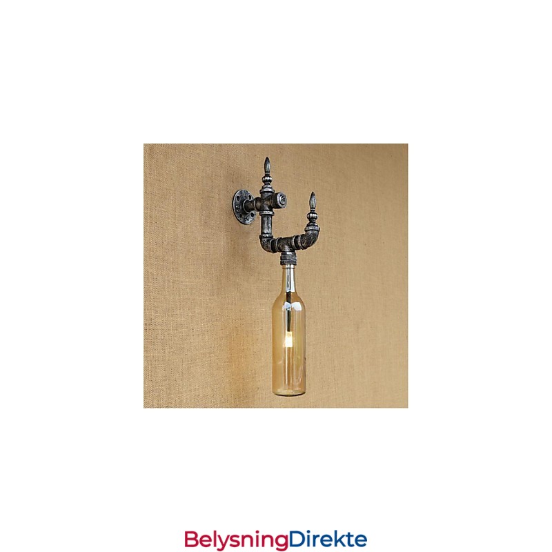 Rustikk Lodge Sølvfarget Vegglampe For Omgivelseslys