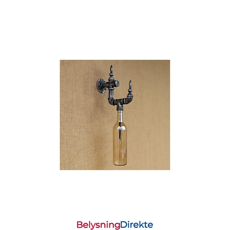 Rustikk Lodge Sølvfarget Vegglampe For Omgivelseslys