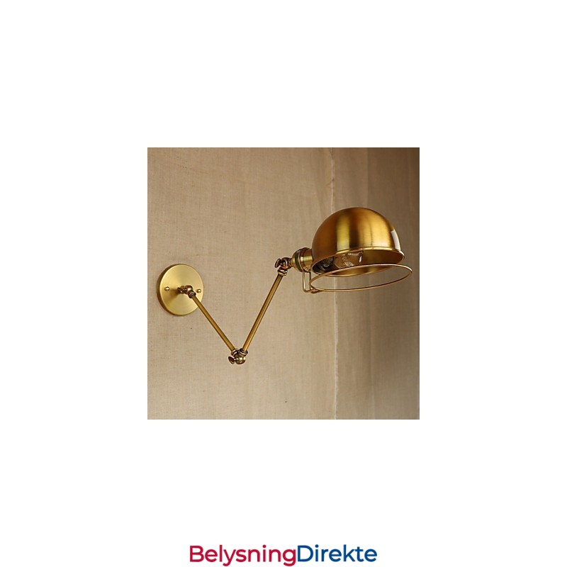 Industriell Retro Europeisk Stil Landsbykarakterbelysning Dekorativ Vegglampe Jernarm