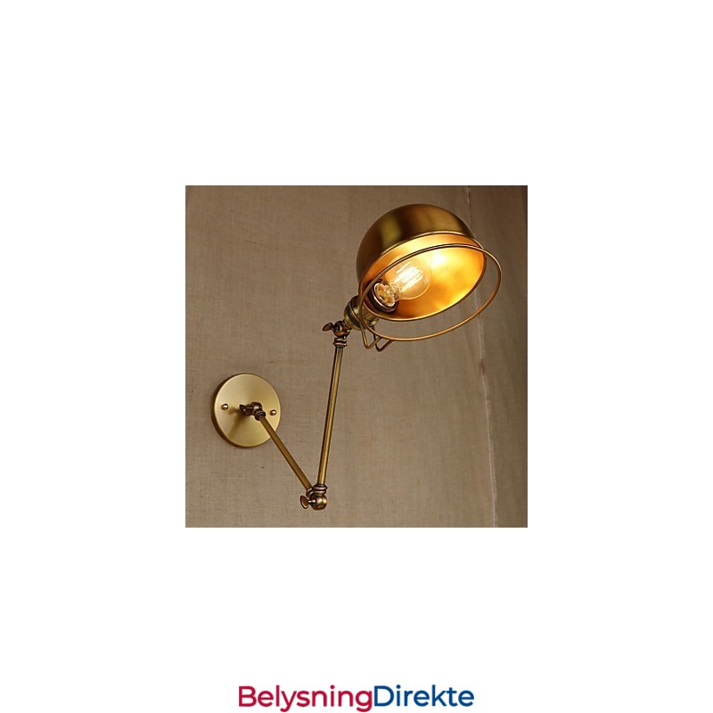 Industriell Retro Europeisk Stil Landsbykarakterbelysning Dekorativ Vegglampe Jernarm