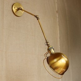 Industriell Retro Europeisk Stil Landsbykarakterbelysning Dekorativ Vegglampe Jernarm