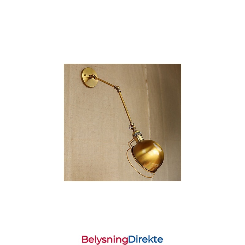 Industriell Retro Europeisk Stil Landsbykarakterbelysning Dekorativ Vegglampe Jernarm