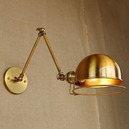 Industriell Retro Europeisk Stil Landsbykarakterbelysning Dekorativ Vegglampe Jernarm