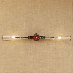 Retro Industri Vind Designer Vannflaskelampe Vegglampe Grå