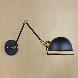 Industriell Retro Europeisk Stil Landsbykarakterbelysning Dekorativ Vegglampe Jernarm