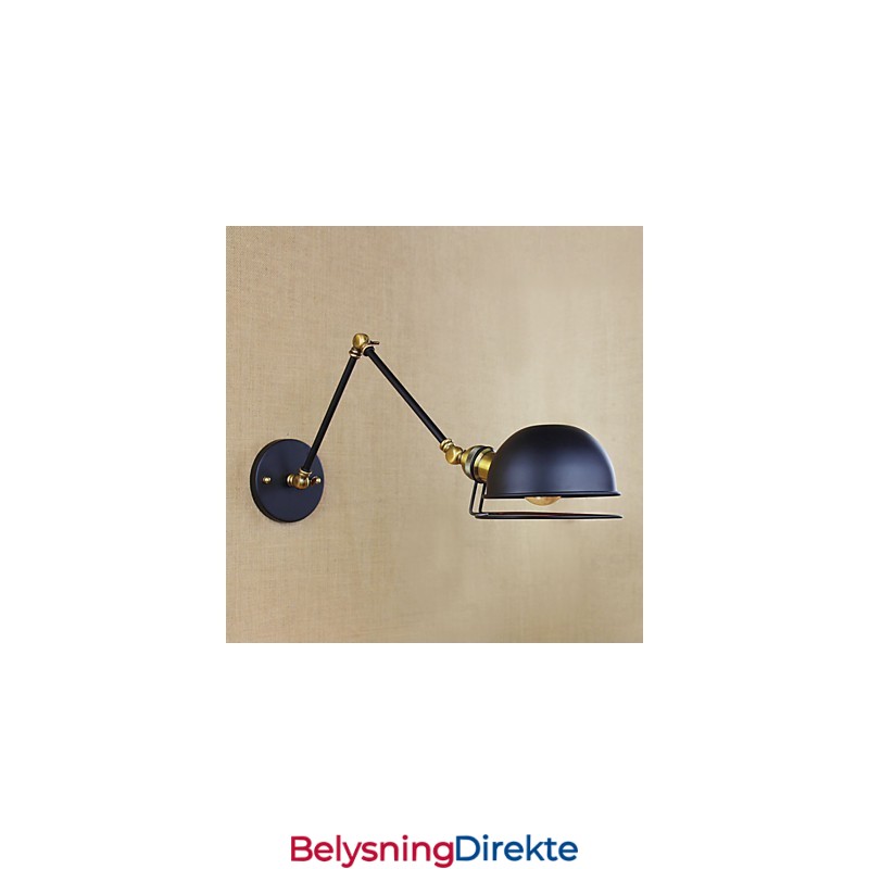 Industriell Retro Europeisk Stil Landsbykarakterbelysning Dekorativ Vegglampe Jernarm