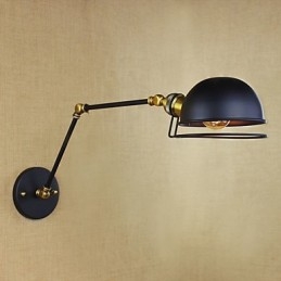 Industriell Retro Europeisk Stil Landsbykarakterbelysning Dekorativ Vegglampe Jernarm
