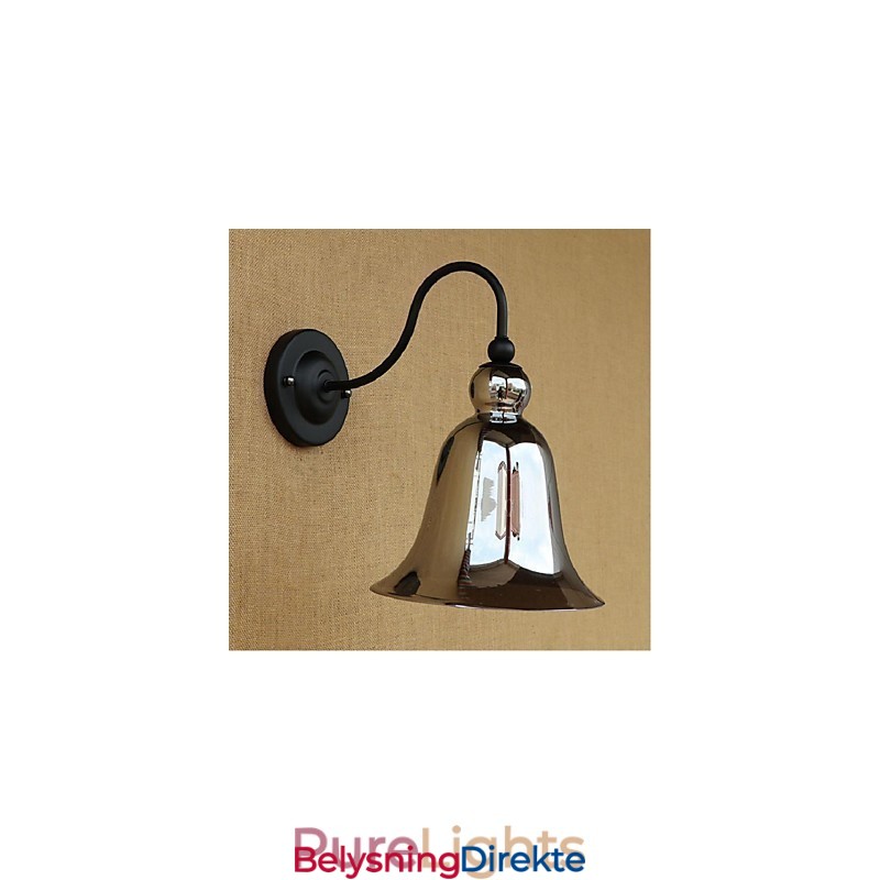 Rustikk Lodge Sølvfarget Detalj For Downlight Vegglampe