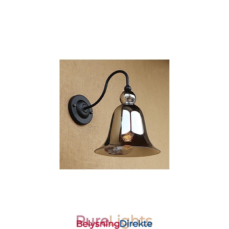 Rustikk Lodge Sølvfarget Detalj For Downlight Vegglampe