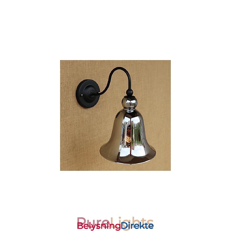 Rustikk Lodge Sølvfarget Detalj For Downlight Vegglampe