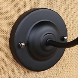 Rustikk Lodge Sølvfarget Detalj For Downlight Vegglampe