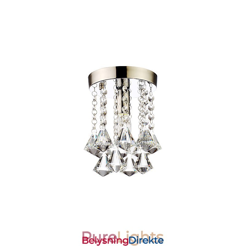 Moderne Samtids Tradisjonell Klassisk Landlig Krystall Ministil Krom Krystall Innfelt Montering