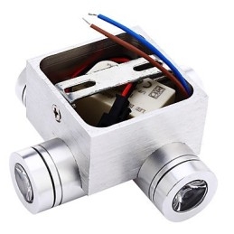 Lampe Nattbordslampe Vegglampe Soverom Stue Hotell Korridor Moderne Minimalistisk Kreativ Kryss Vegglampev