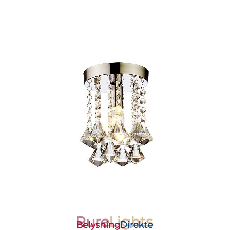 Moderne Samtids Tradisjonell Klassisk Landlig Krystall Ministil Krom Krystall Innfelt Montering