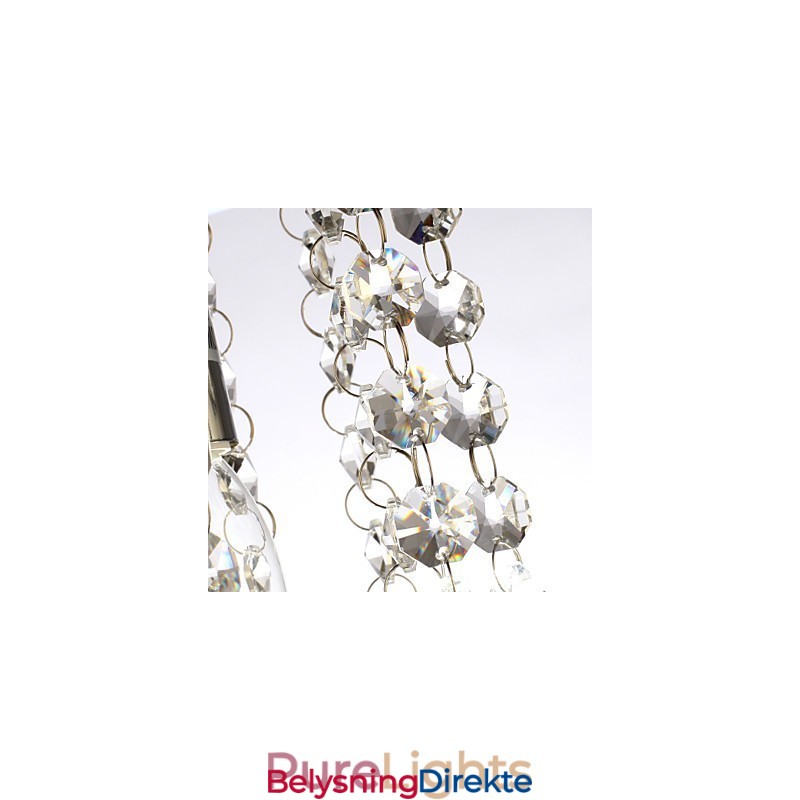 Moderne Samtids Tradisjonell Klassisk Landlig Krystall Ministil Krom Krystall Innfelt Montering