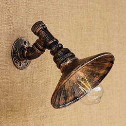 Landlig Retro-Maleri For Mini-Stil, Omgivelseslys, Vegglampe