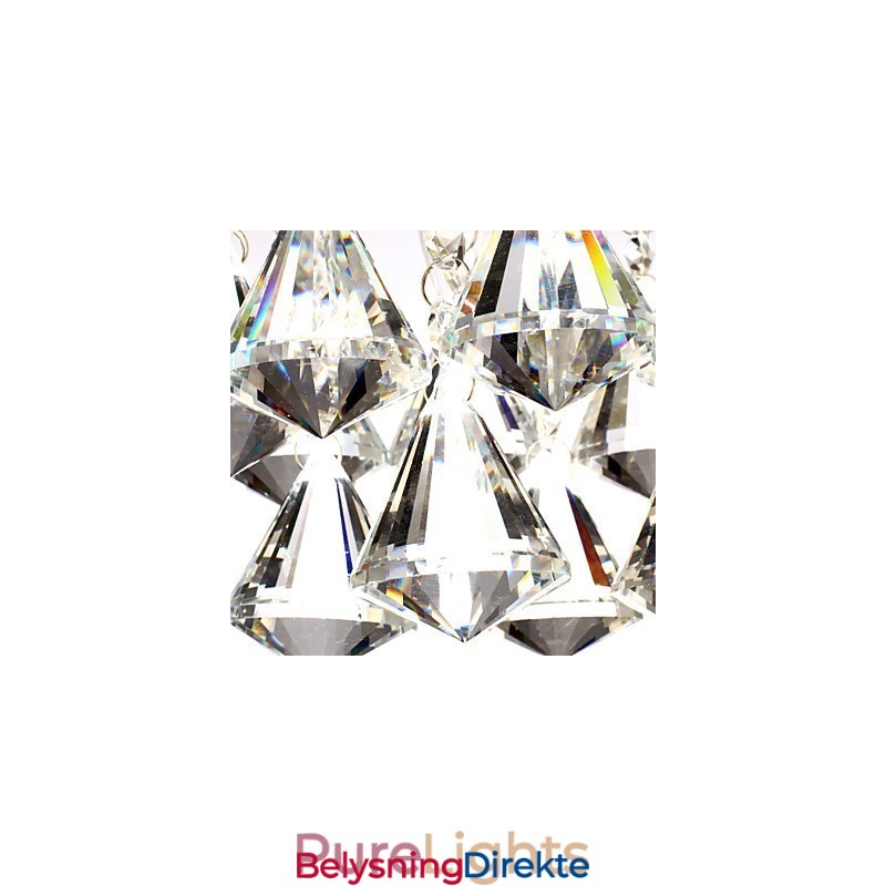 Moderne Samtids Tradisjonell Klassisk Landlig Krystall Ministil Krom Krystall Innfelt Montering