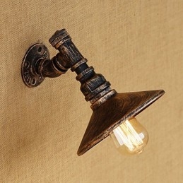 Landlig Retro-Maleri For Mini-Stil, Omgivelseslys, Vegglampe