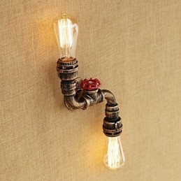 Rustikk Hytte Landlig Messingdetaljer For Mini-Stil Omgivelseslys Vegglampe Vegglampe