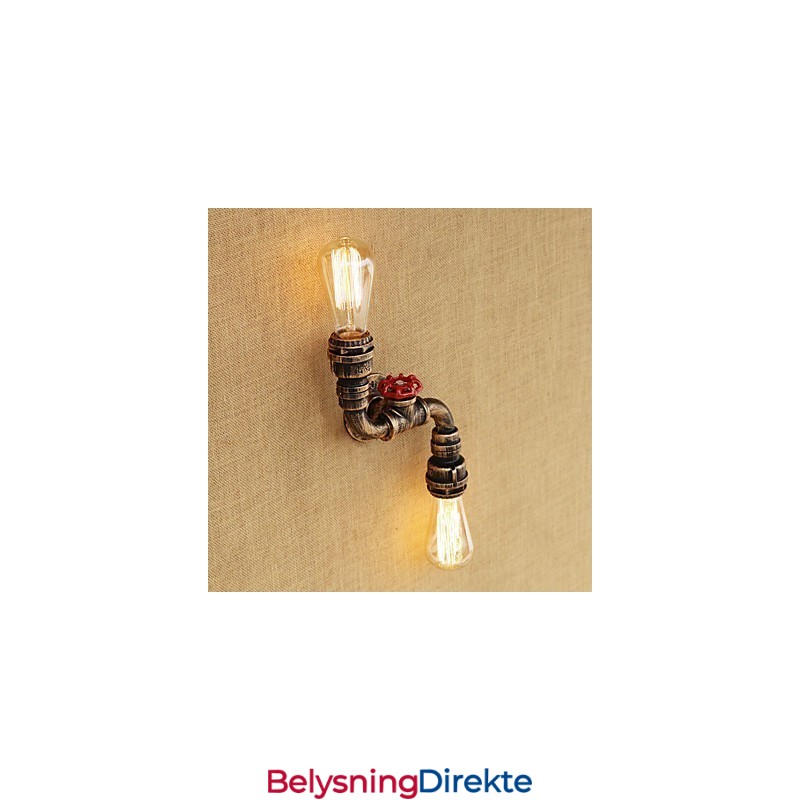 Rustikk Hytte Landlig Messingdetaljer For Mini-Stil Omgivelseslys Vegglampe Vegglampe