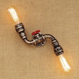 Rustikk Hytte Landlig Messingdetaljer For Mini-Stil Omgivelseslys Vegglampe Vegglampe