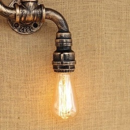 Rustikk Hytte Landlig Messingdetaljer For Mini-Stil Omgivelseslys Vegglampe Vegglampe