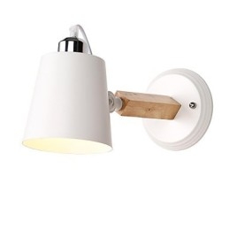 Vintage Tre Art Deco Metall Metall Rustikk Vegglampe Stue Spisestue Gang Vegglampe Svart Hvit Valgfritt